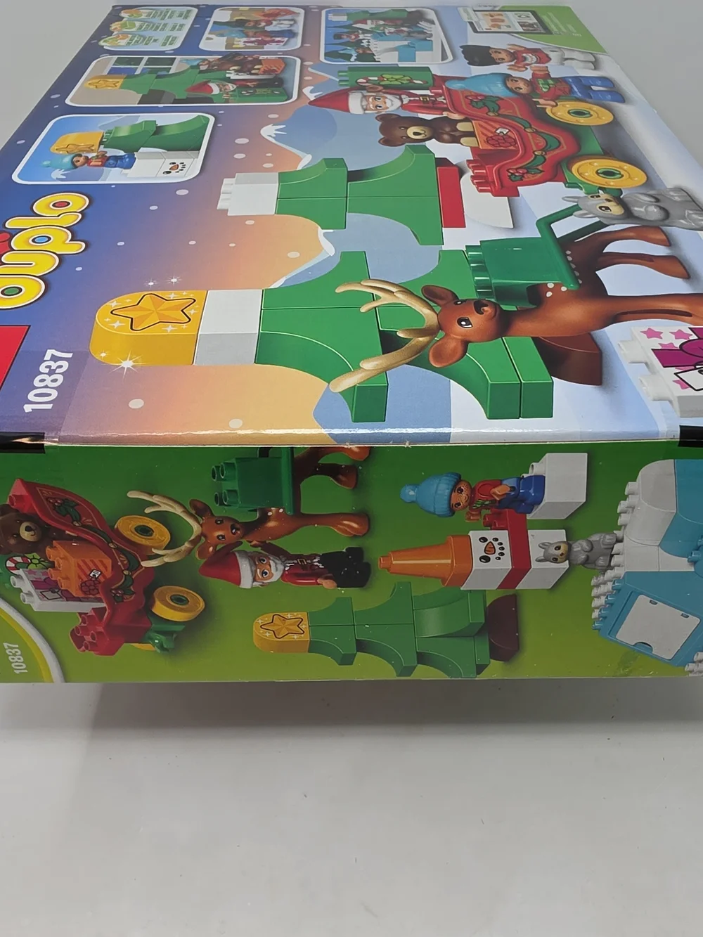 Lego Duplo Santa Sleigh Set - Red, Green & Yellow